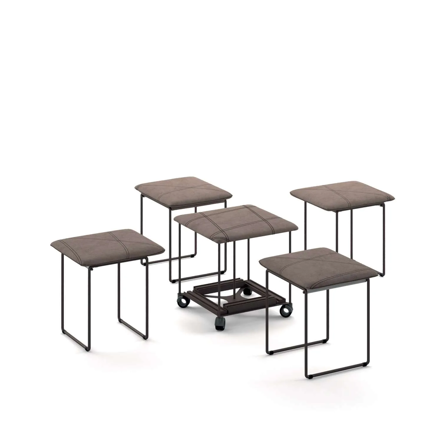 Magic cube: Pouf trasformabile in sedie - immagine 6
