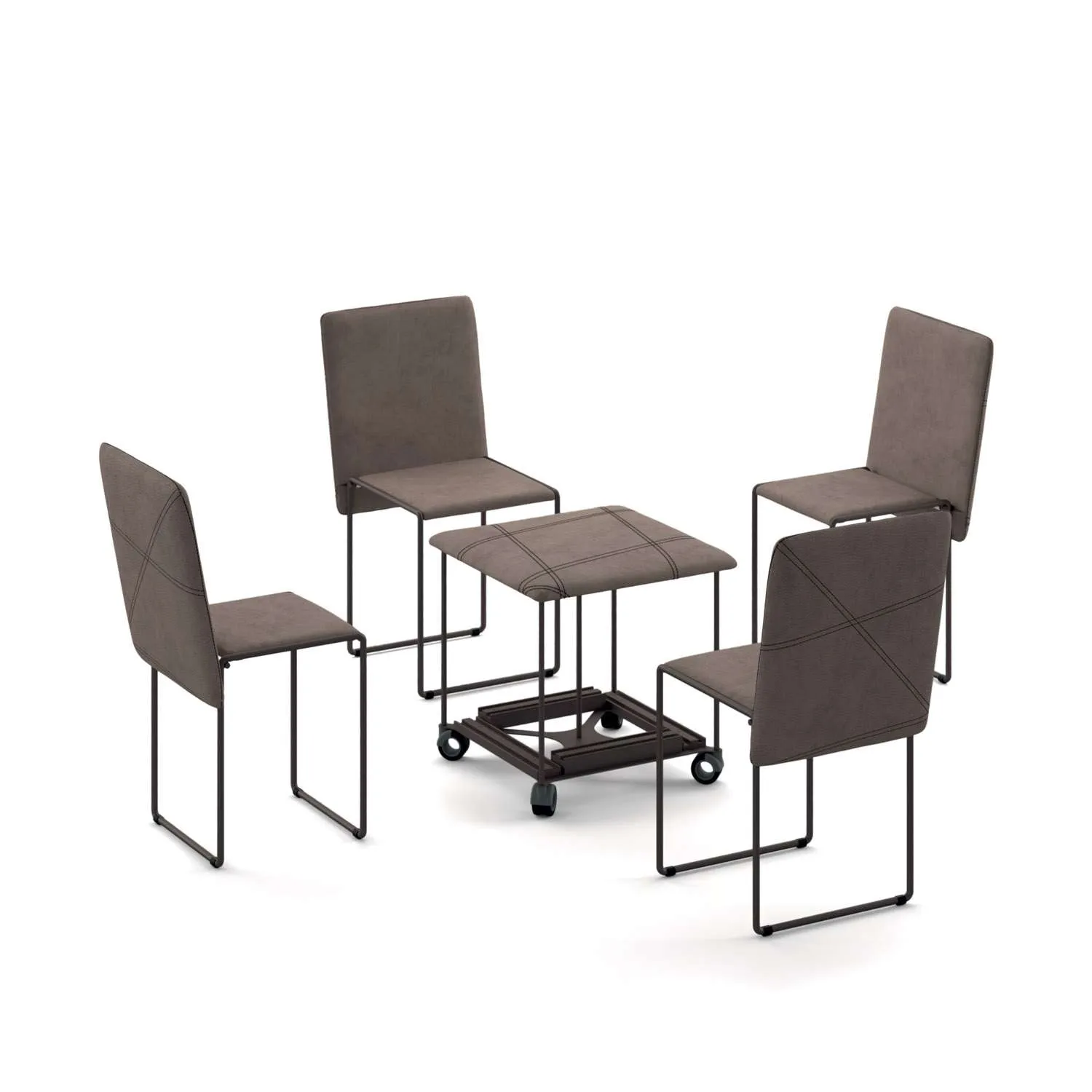 Magic cube: Pouf trasformabile in sedie - immagine 2