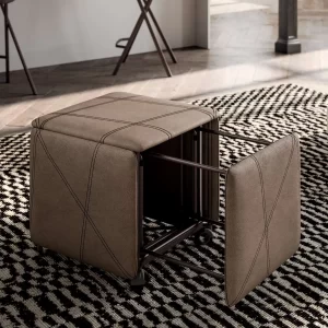 Magic cube: Pouf trasformabile in sedie