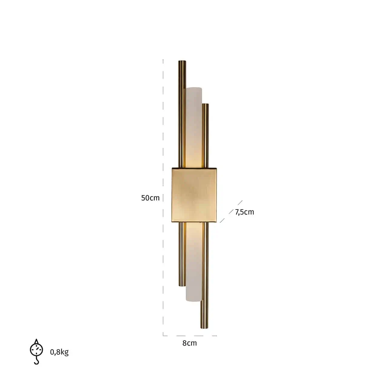 Applique Malys oro - immagine 2
