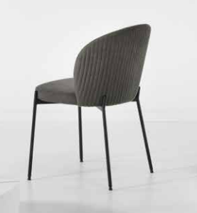 Sedia Meggy antracite
