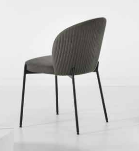 Sedia Meggy antracite