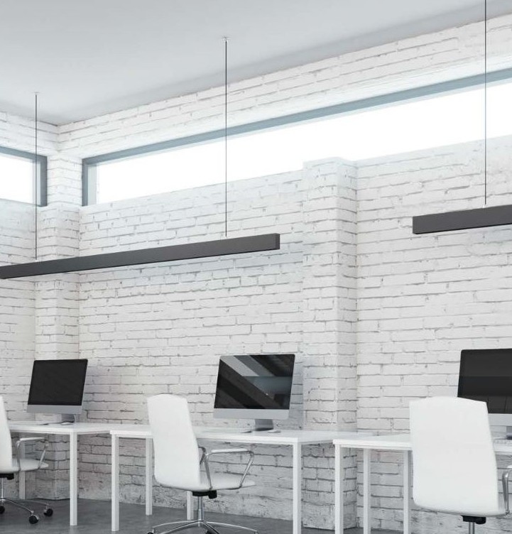 Barra led 2 metri sospensione o applique - immagine 3