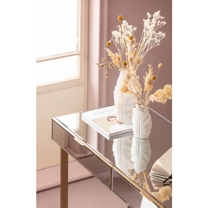 Consolle Specchiata e oro spazzolato 120x50 - immagine 2