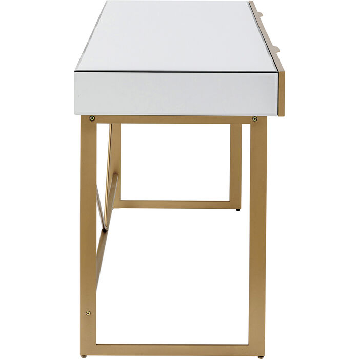Consolle Specchiata e oro spazzolato 120x50 - immagine 4