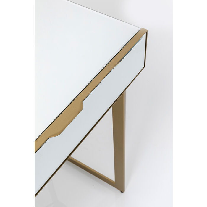 Consolle Specchiata e oro spazzolato 120x50 - immagine 6