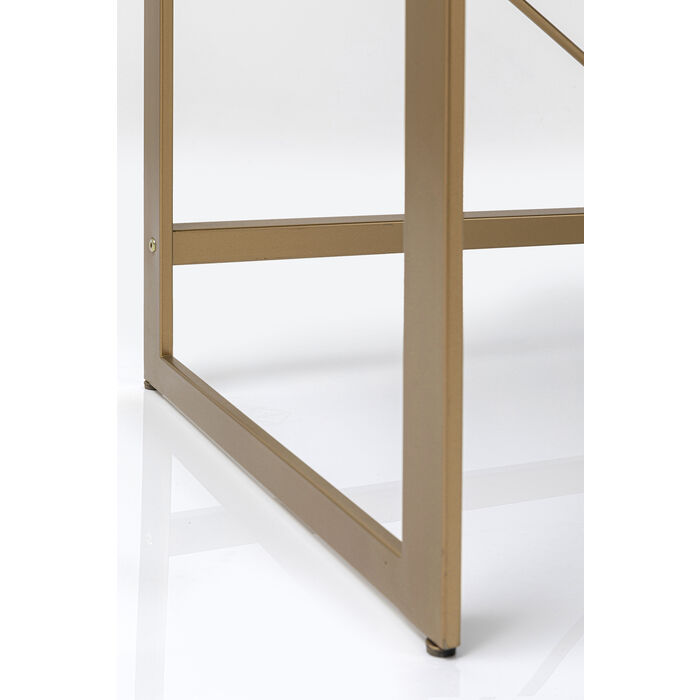 Consolle Specchiata e oro spazzolato 120x50 - immagine 7