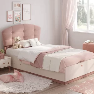 Letto Elena con testiera imbottita
