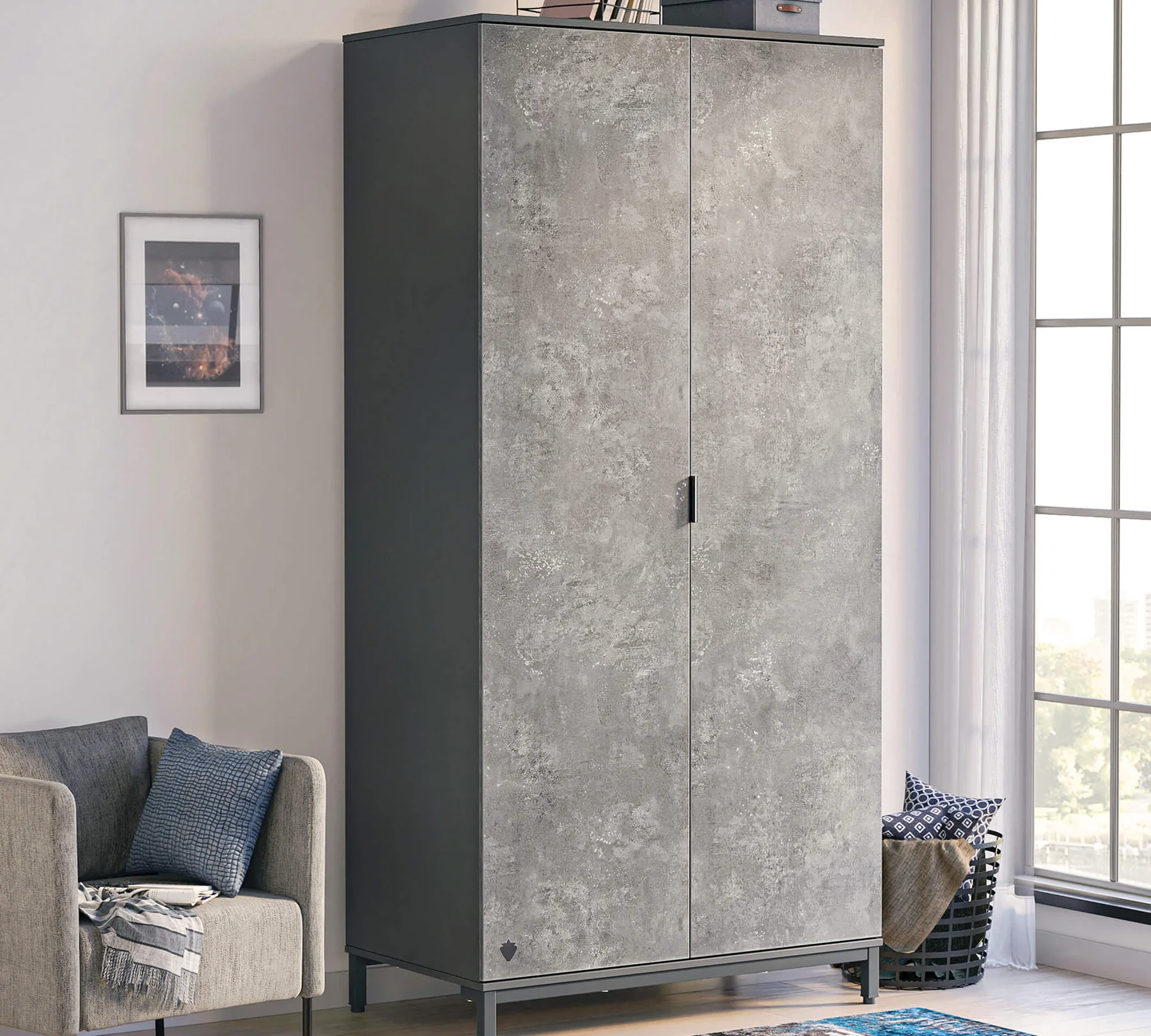 Armadio Grey cemento varie misure - immagine 15