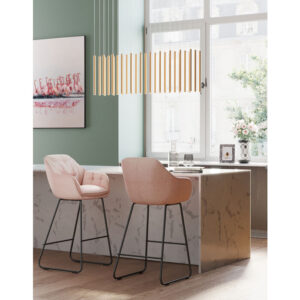Sgabello Eleonor Pink