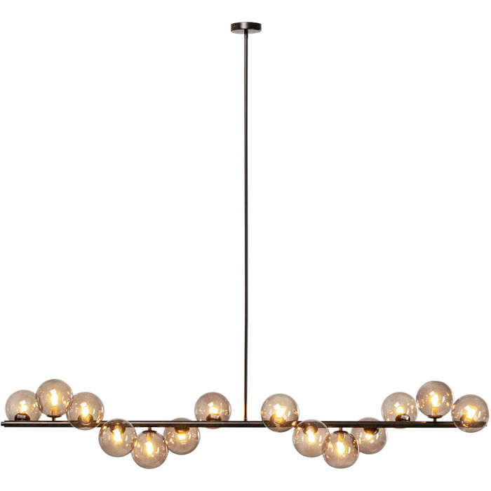 Lampadario 14 sfere nero - immagine 10