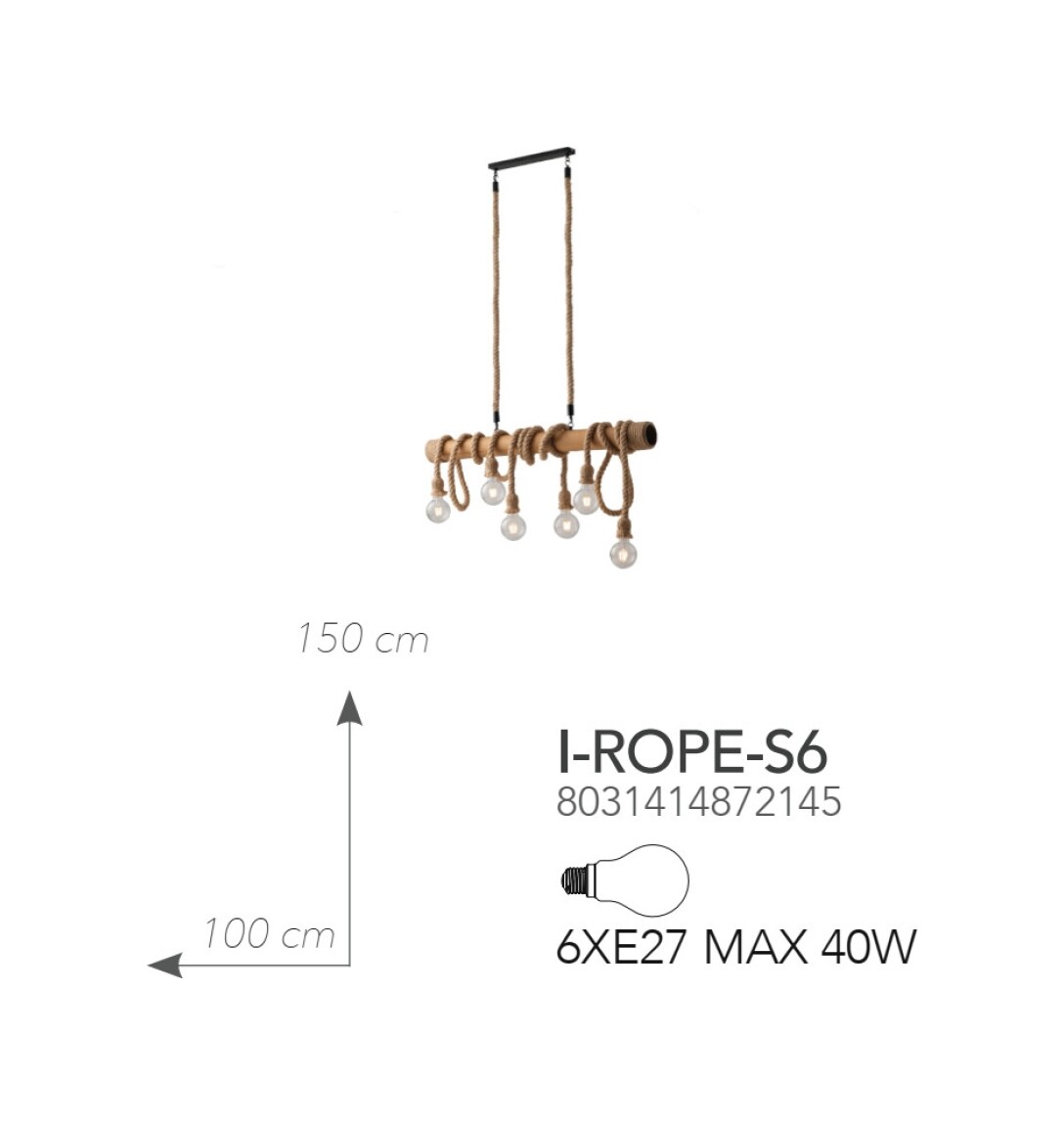 Sospensione 6 corde rope - immagine 2