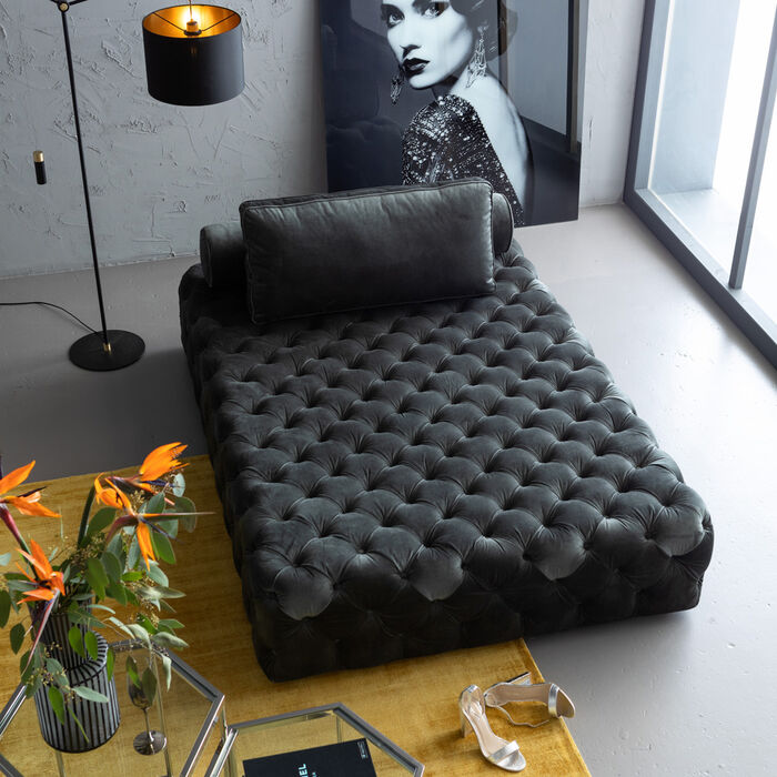 Chaise longue big capitonnè