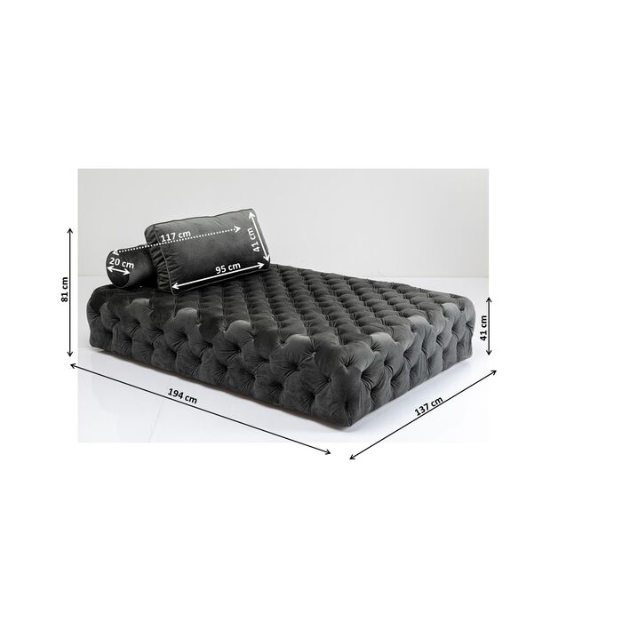 Chaise longue big capitonnè - immagine 7