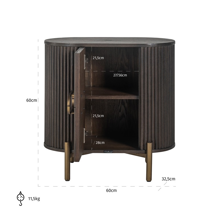 comodino oak lux - immagine 5