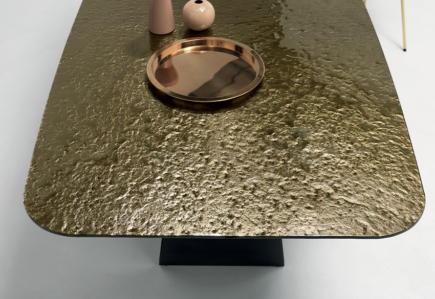 Tavolo Carlo oro - immagine 2