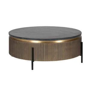 tavolino tondo dog gold