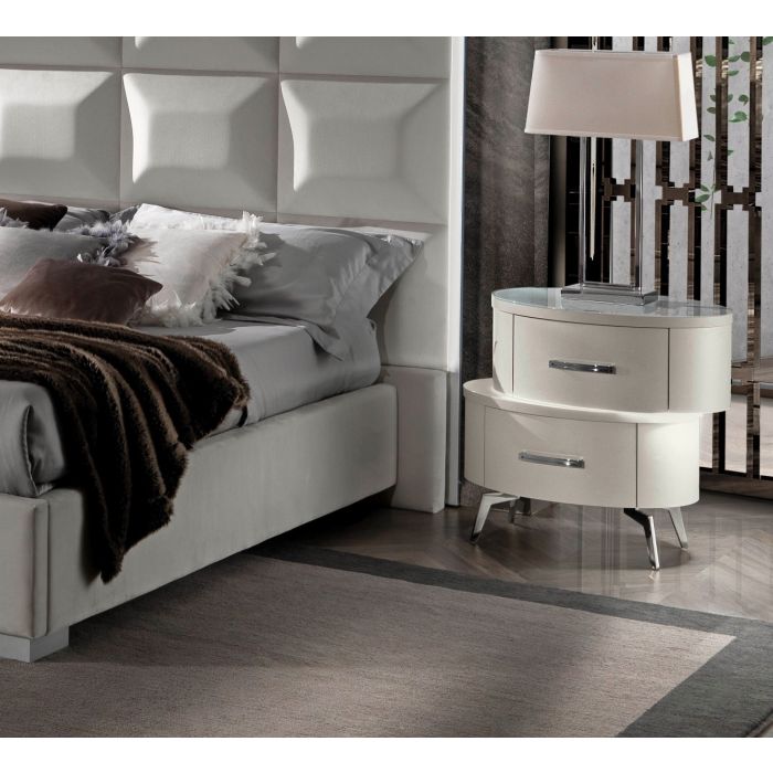 como e comodini + specchio white omaggio - immagine 3