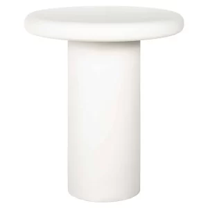 Tavolino Bloom White round
