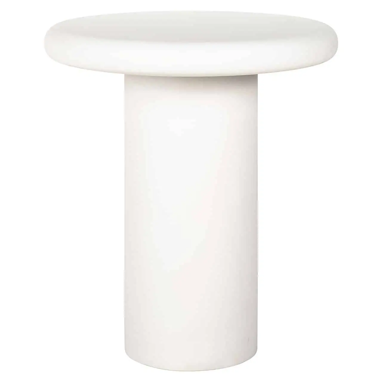 Tavolino Bloom White round