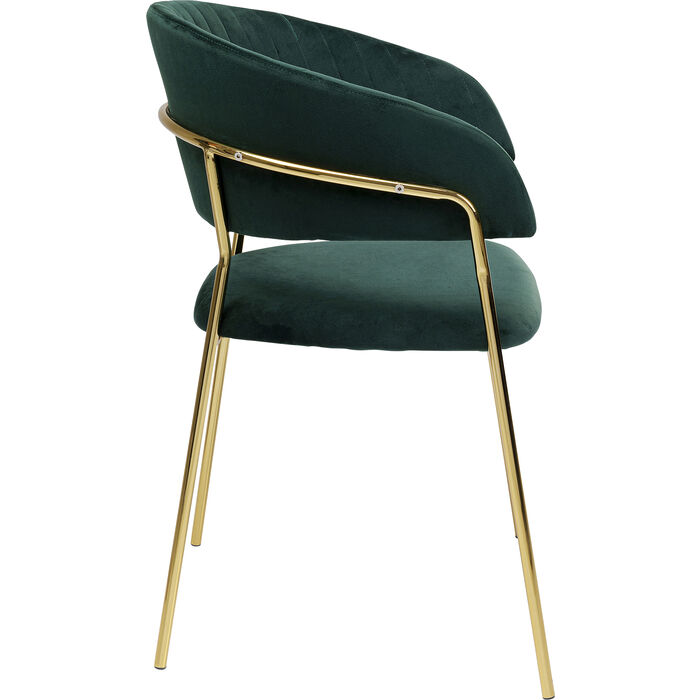 Sedia verde e oro - immagine 3