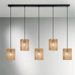 Lampadario 5 sospensioni Tropikana