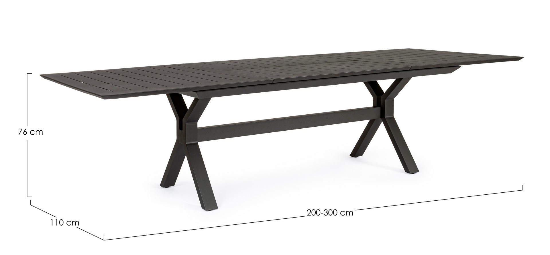 Tavolo allungabile da esterno Kent 200-300X110 - immagine 3