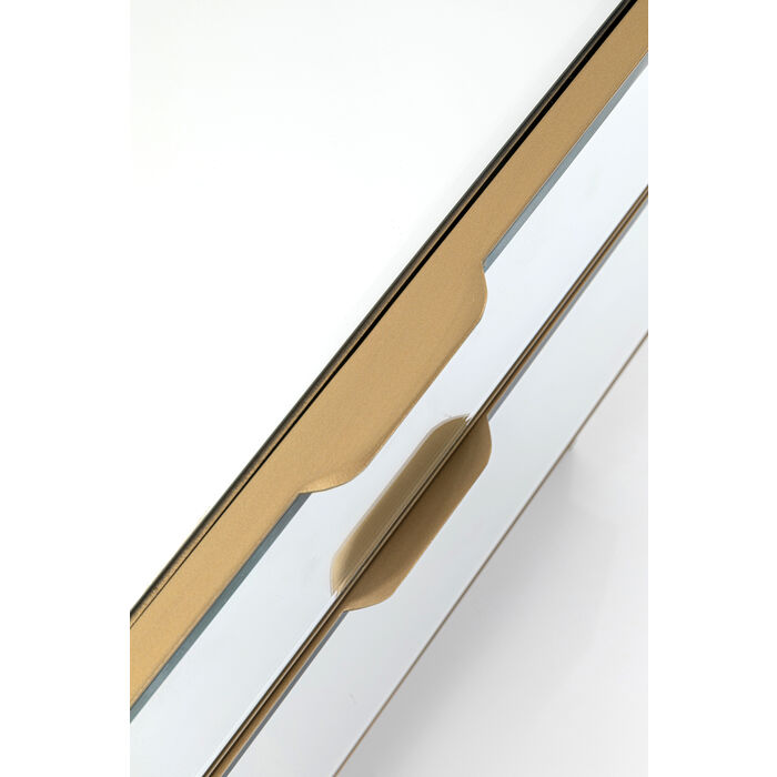 Coppia comodini specchio e oro - immagine 3