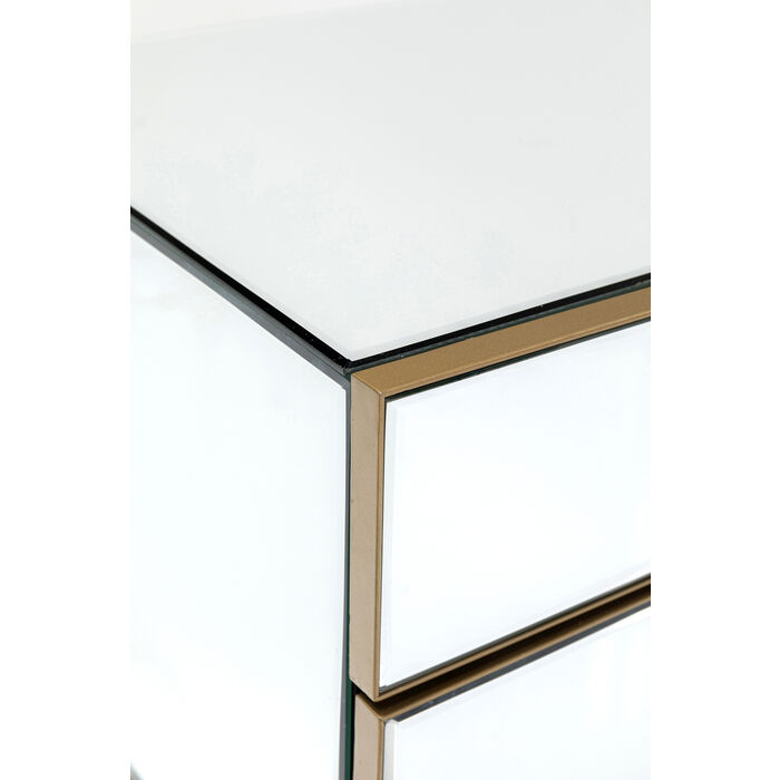 Coppia comodini specchio e oro - immagine 4
