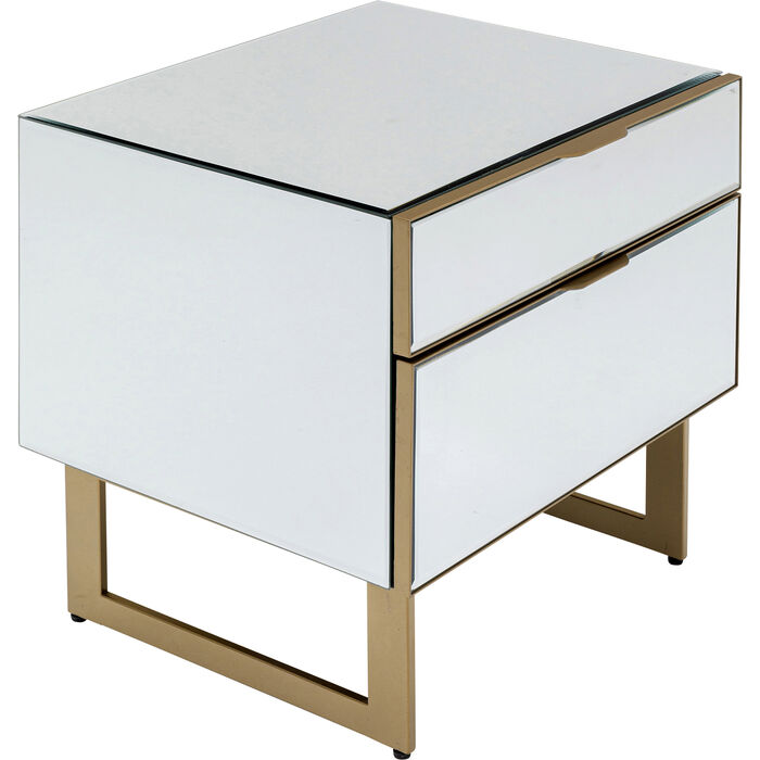 Coppia comodini specchio e oro - immagine 5