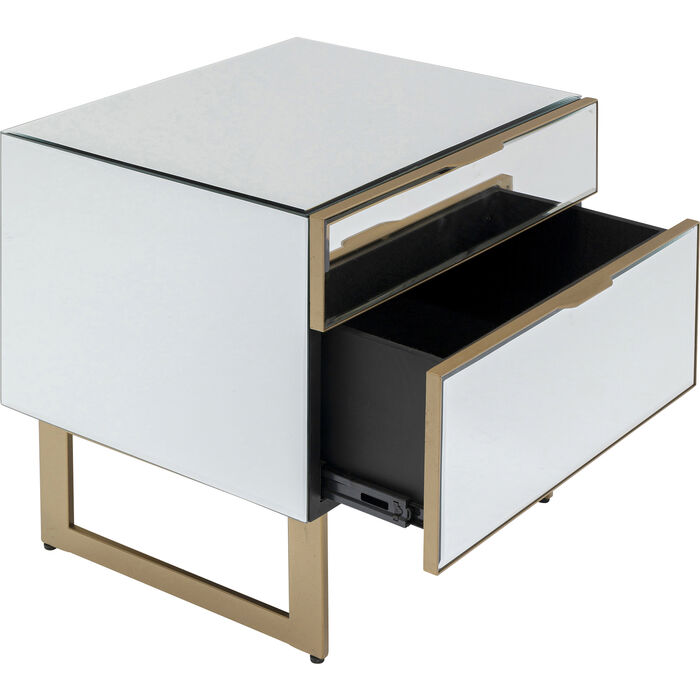 Coppia comodini specchio e oro - immagine 6
