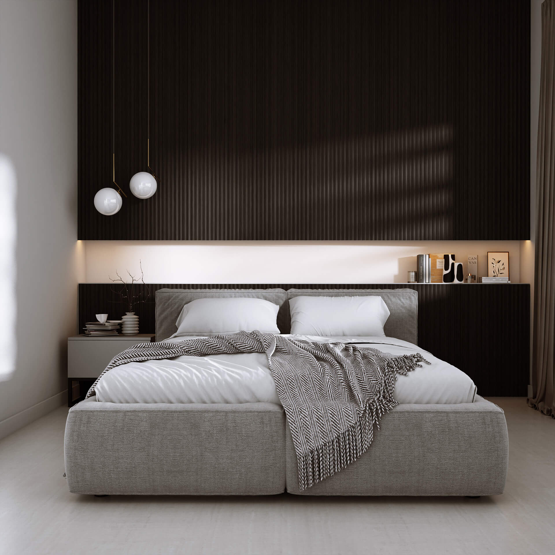 Pannelli collezione Onda Rovere nero - immagine 3