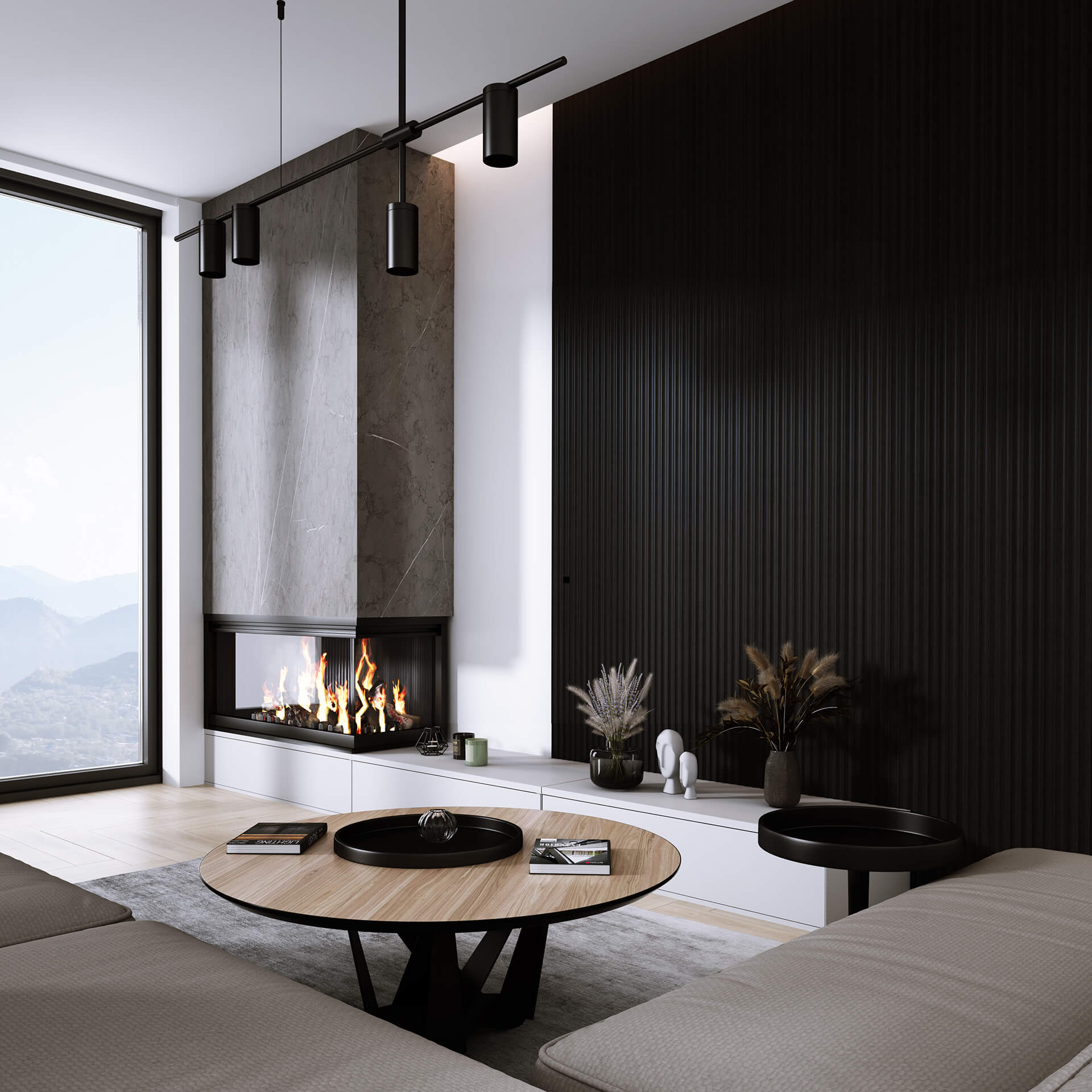 Pannelli collezione Onda Rovere nero - immagine 4