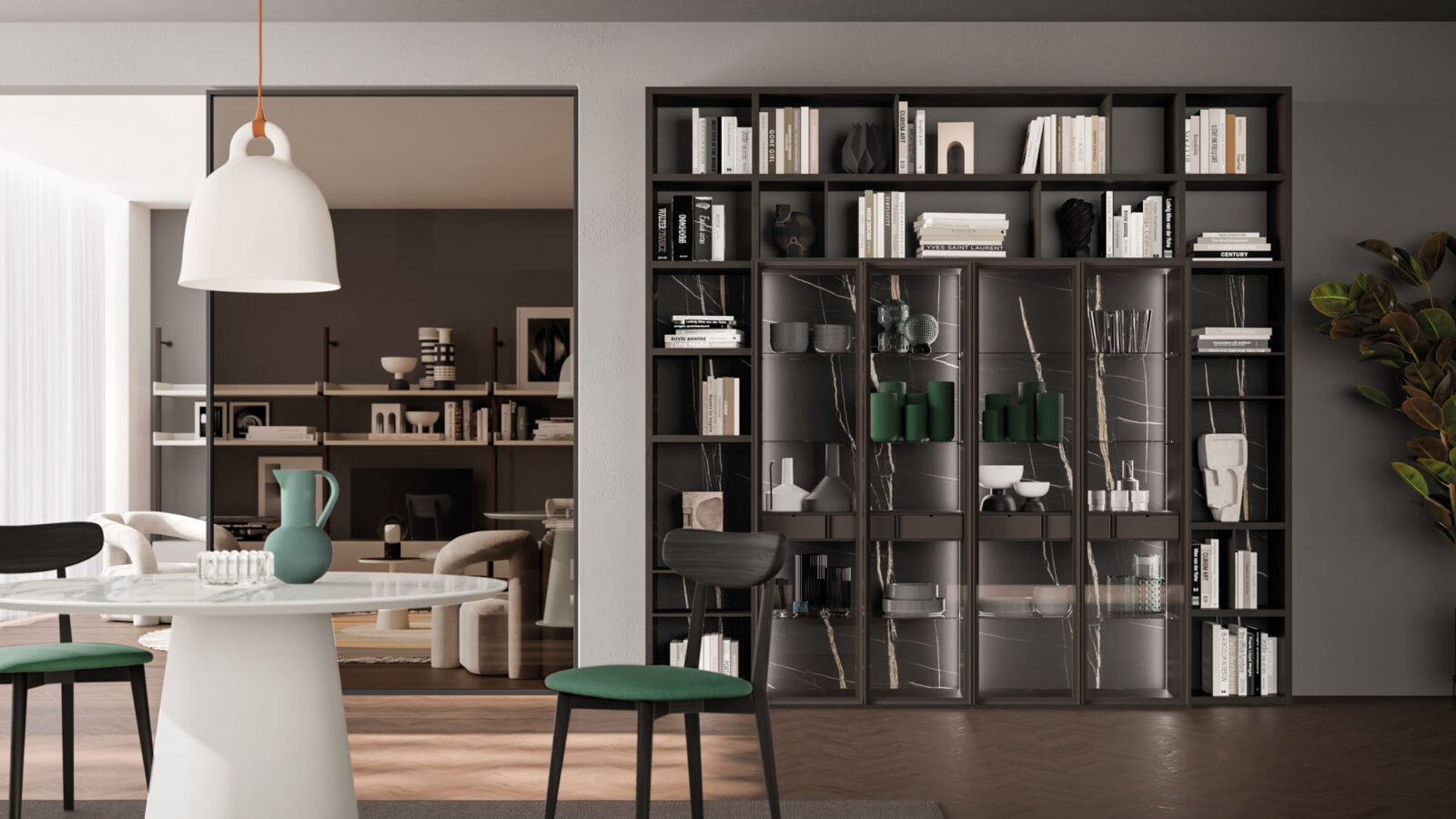 Vetrina Libreria componibile