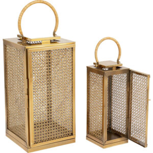 Coppia lanterne ottone