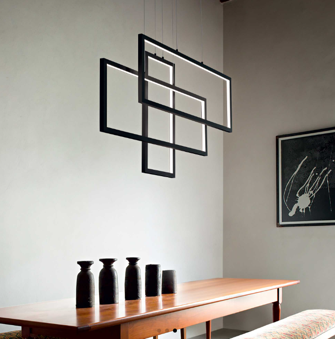Sospensione Frame rettangolare