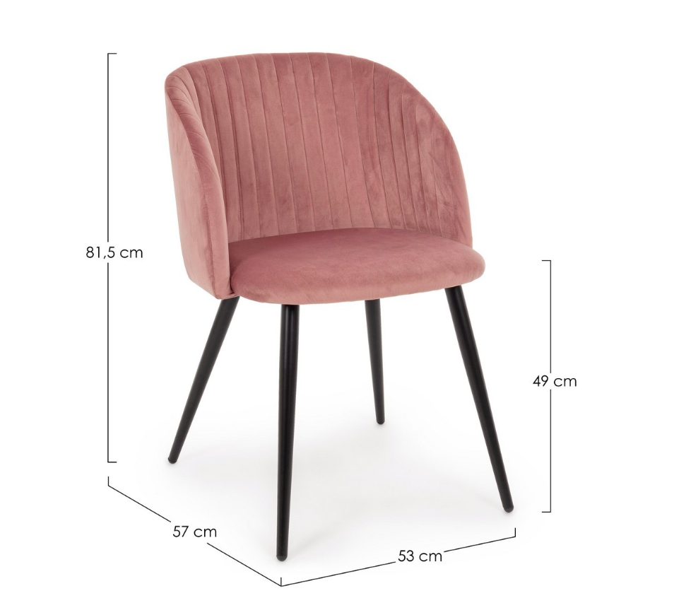 Sedia Regina rosa - immagine 3