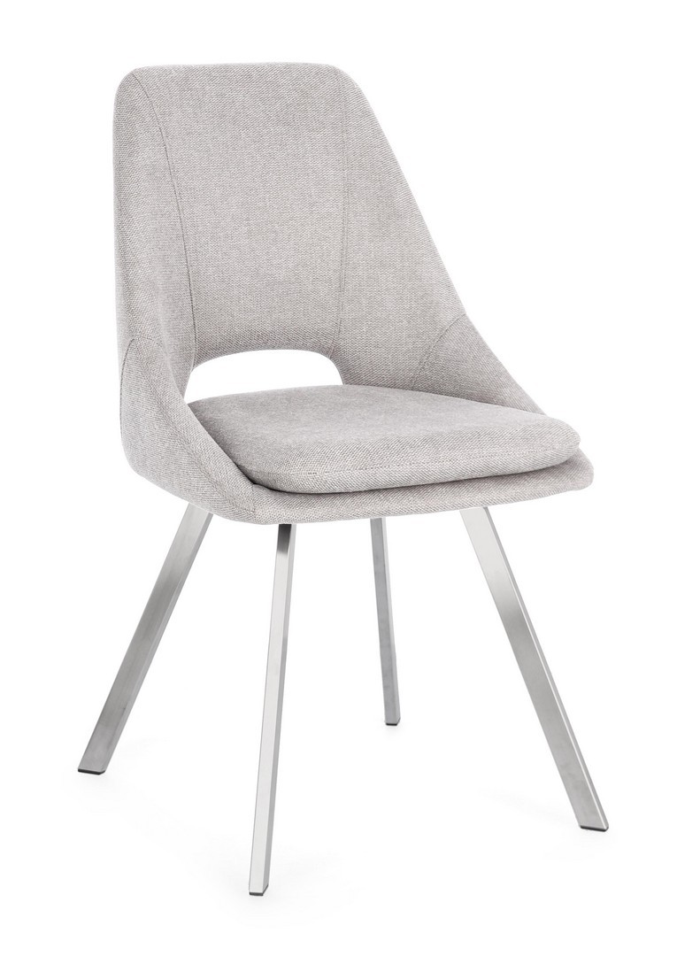Sedia Kajar grigio chiaro
