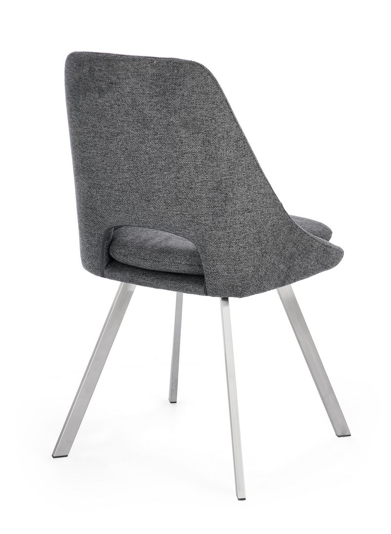 Sedia Kajar grigio scuro - immagine 6