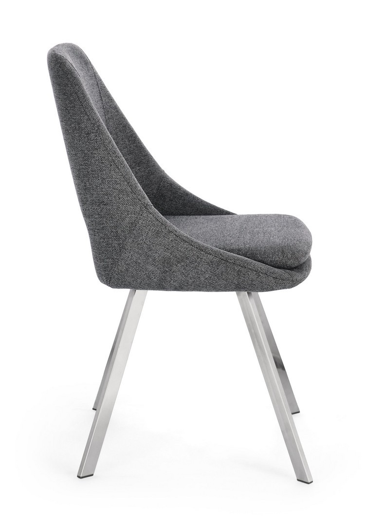 Sedia Kajar grigio scuro - immagine 3