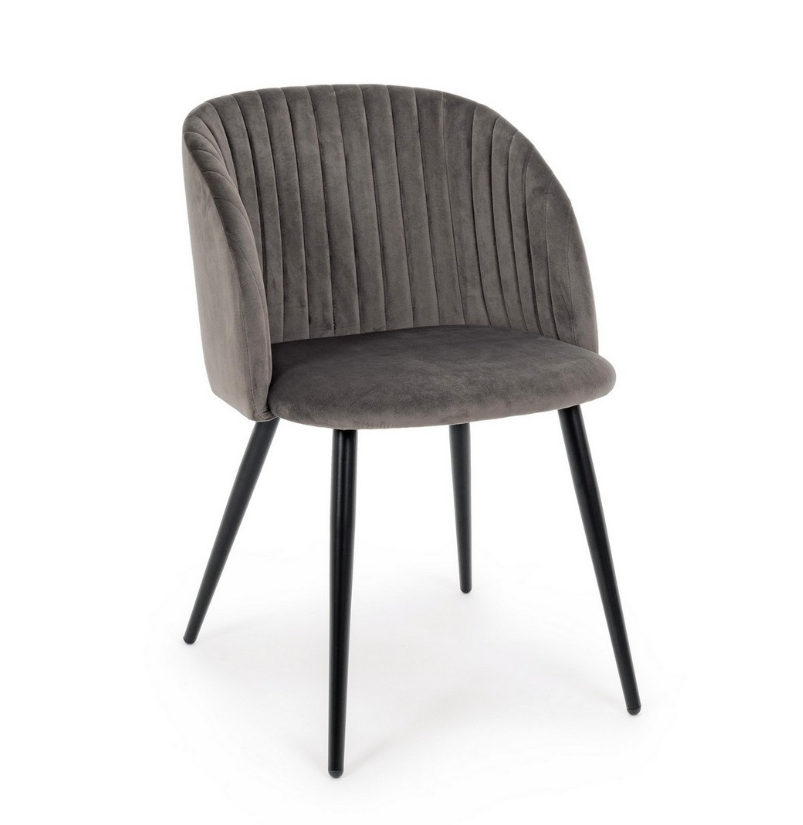 Sedia Regina grigio scuro