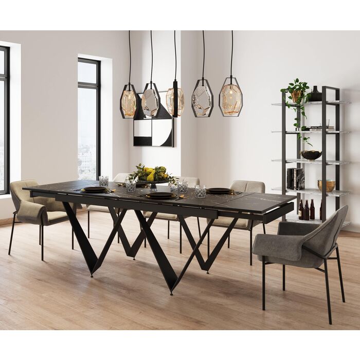 Tavolo allungabile Sandro 180(40+40)x90cm
