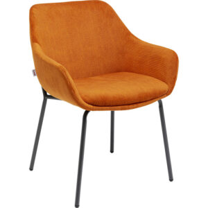 Sedia ARANCIONE tessuto righe