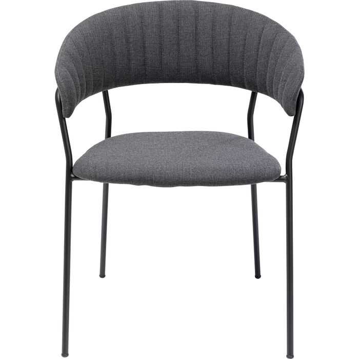 Sedia antracite e nero - immagine 4