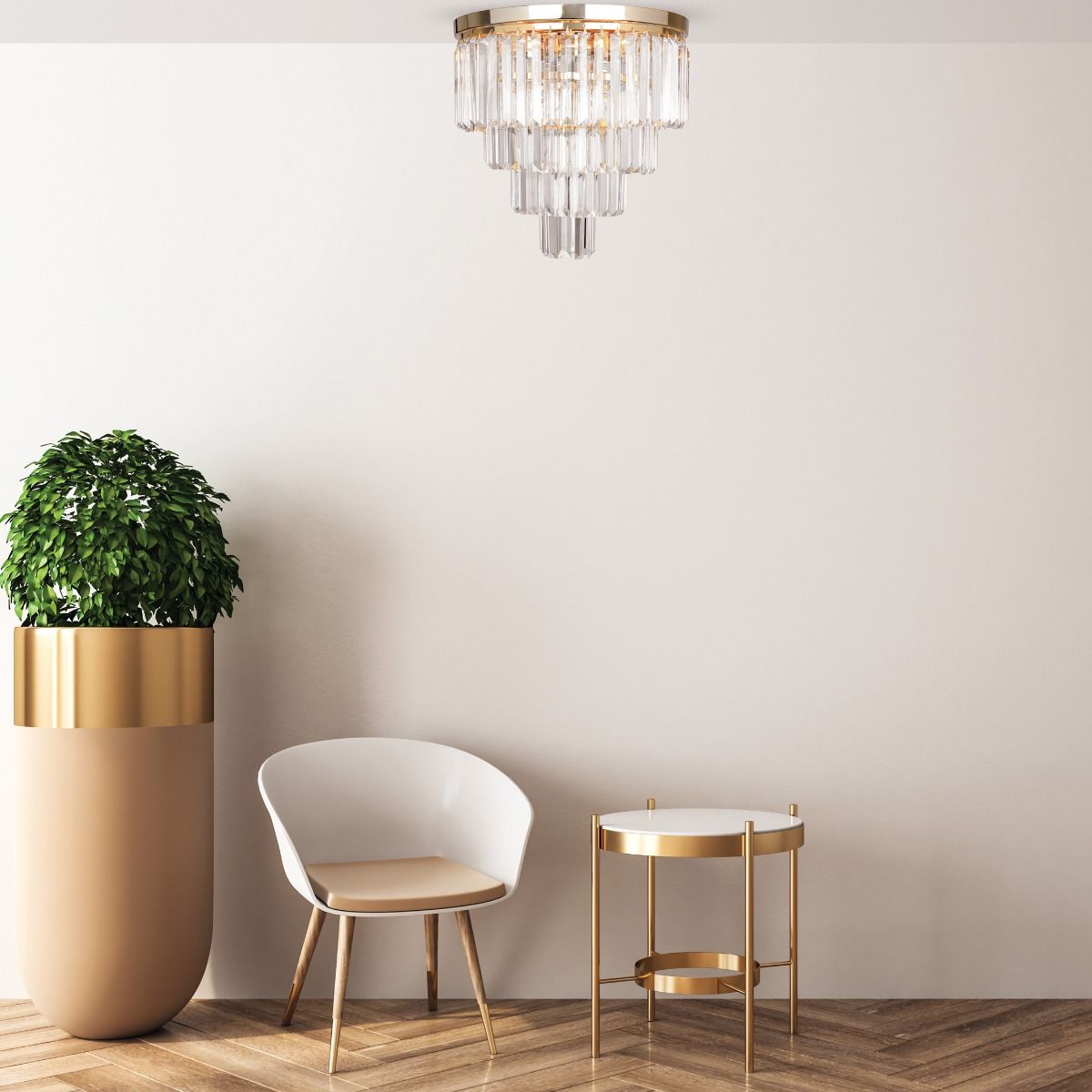Plafoniera AMEDI oro - immagine 3