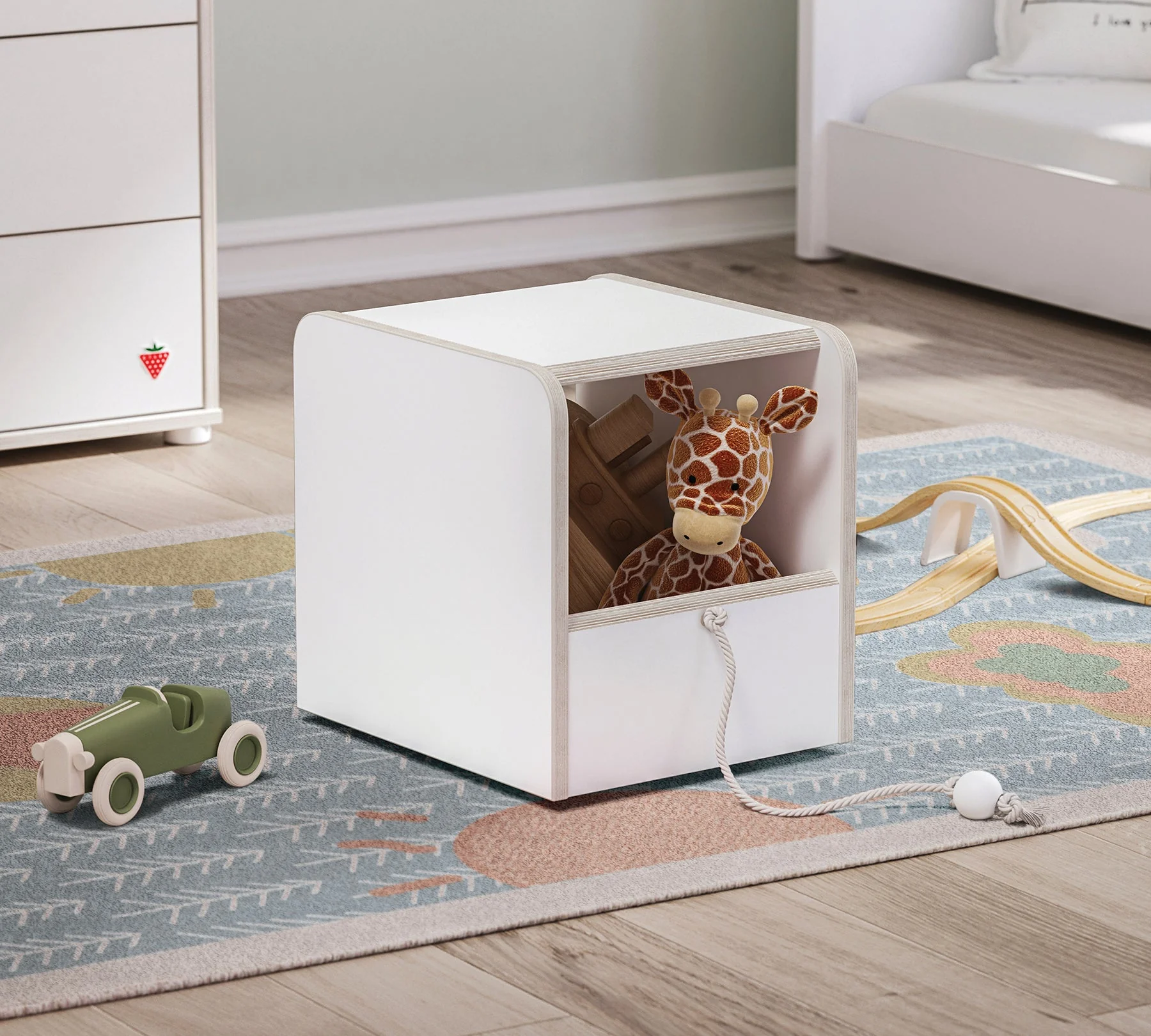 Toy box Montini white