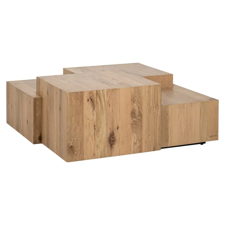 Tavolino Cubi rovere