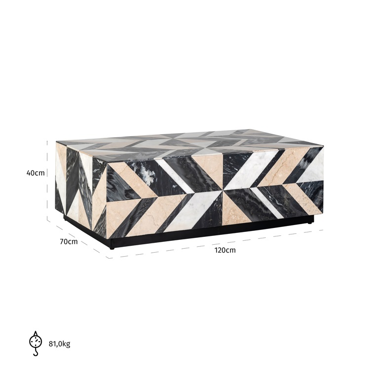 Tavolino Punta 120x70 - immagine 6