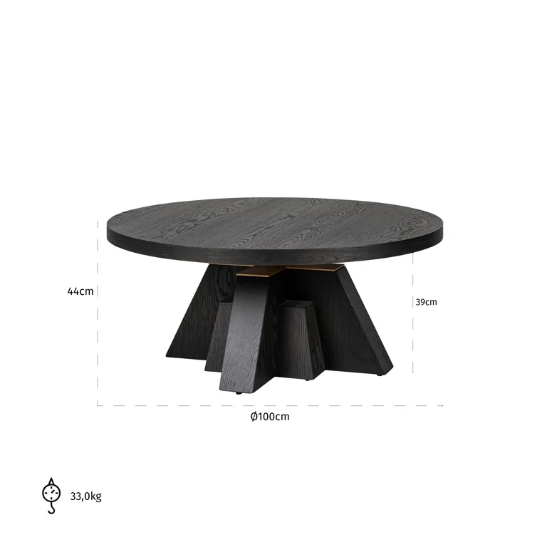 Tavolino Pitagora 100 Ø - immagine 3