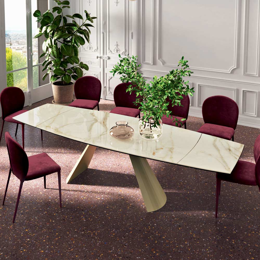 Tavolo allungabile Milano piano ceramica